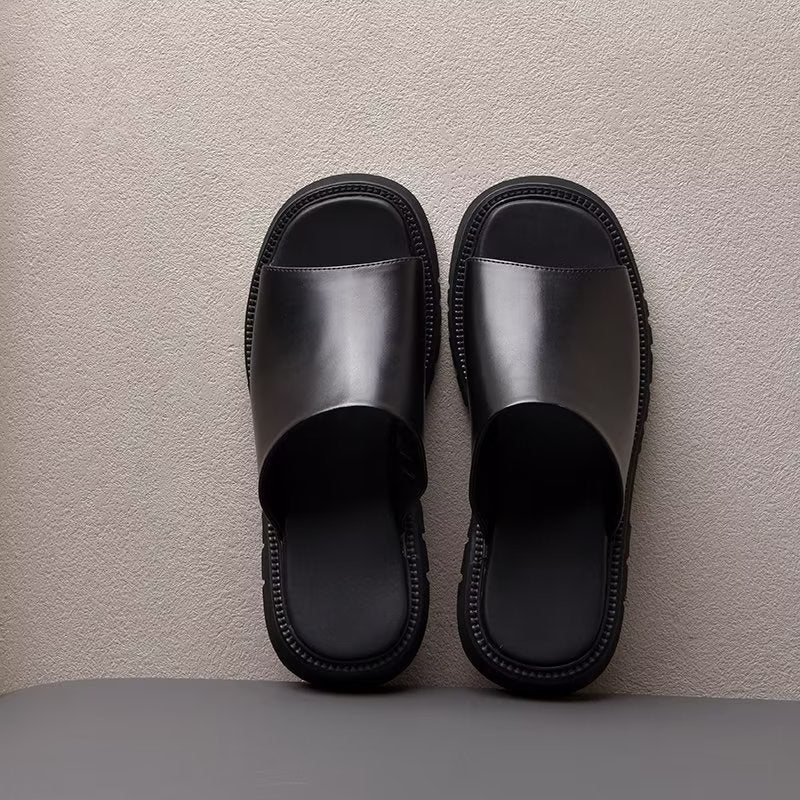 Ανδρικά Παπούτσια Casual Κομψά Slip-ons - Μαύρος