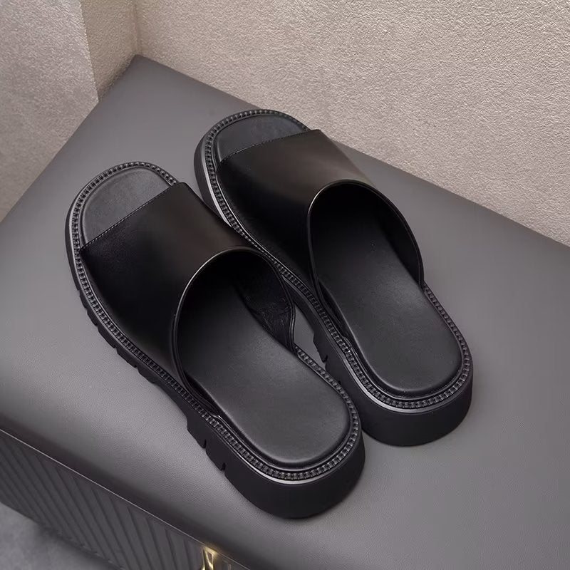 Ανδρικά Παπούτσια Casual Κομψά Slip-ons - Μαύρος