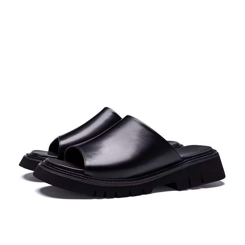 Ανδρικά Παπούτσια Casual Κομψά Slip-ons - Μαύρος