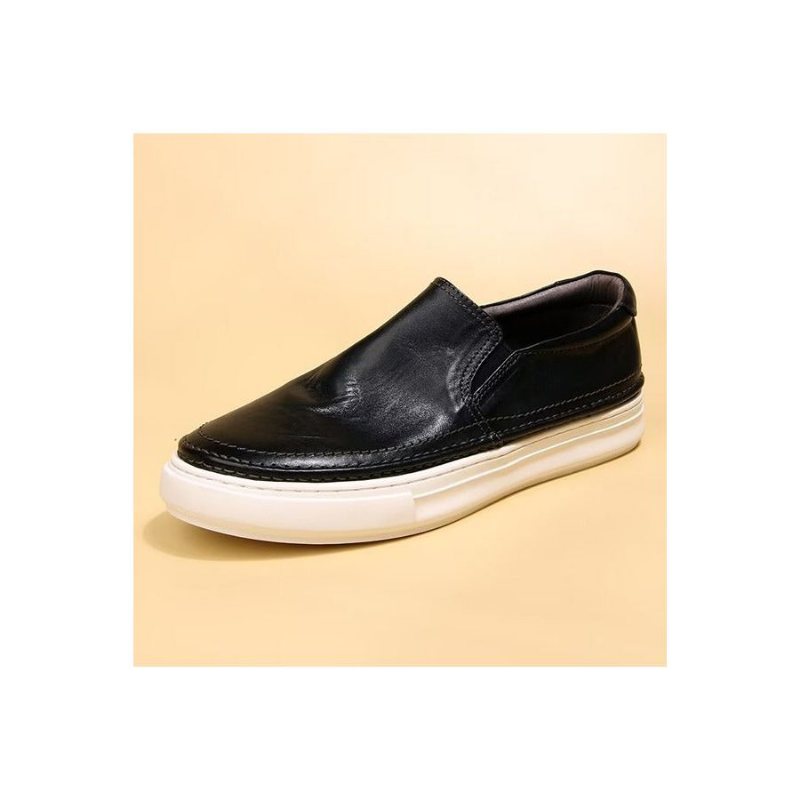 Ανδρικά Παπούτσια Casual Κομψά Δερμάτινα Slip On High End Sneakers