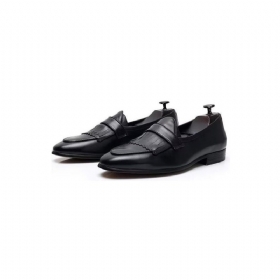 Ανδρικά Παπούτσια Casual Πολυτέλεια Tassel Leather Slip On Loafers