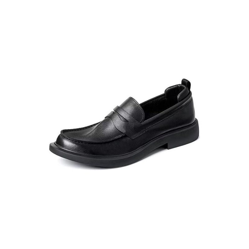 Ανδρικά Παπούτσια Casual Πολυτελή Δερμάτινα Slip-ons Κομψά Στρογγυλά Δάχτυλα