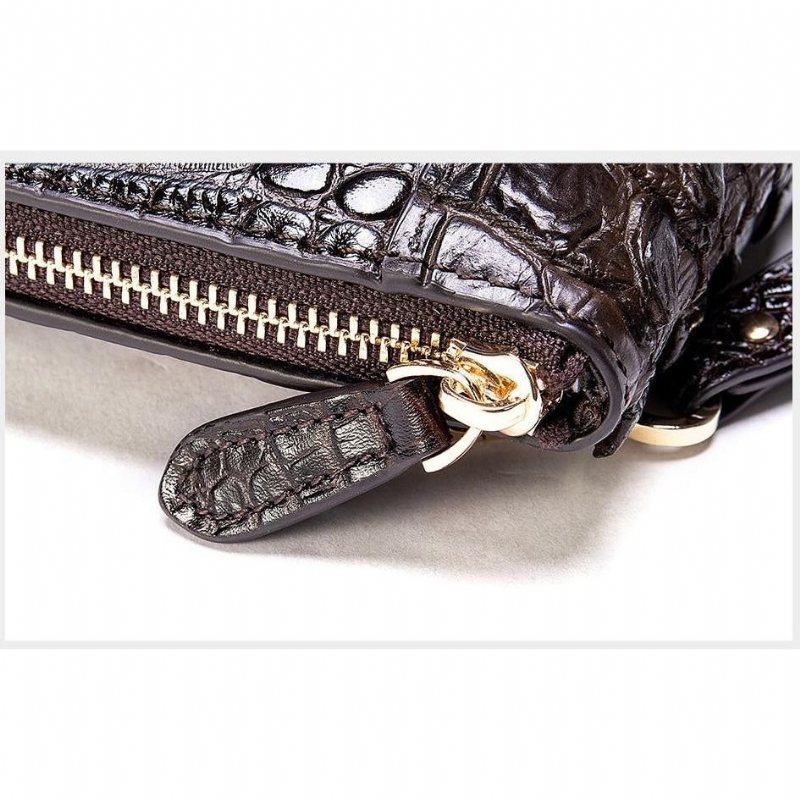 Ανδρικά Πορτοφόλια Vintage Δερμάτινο Πορτοφόλι Clutch - Καφές