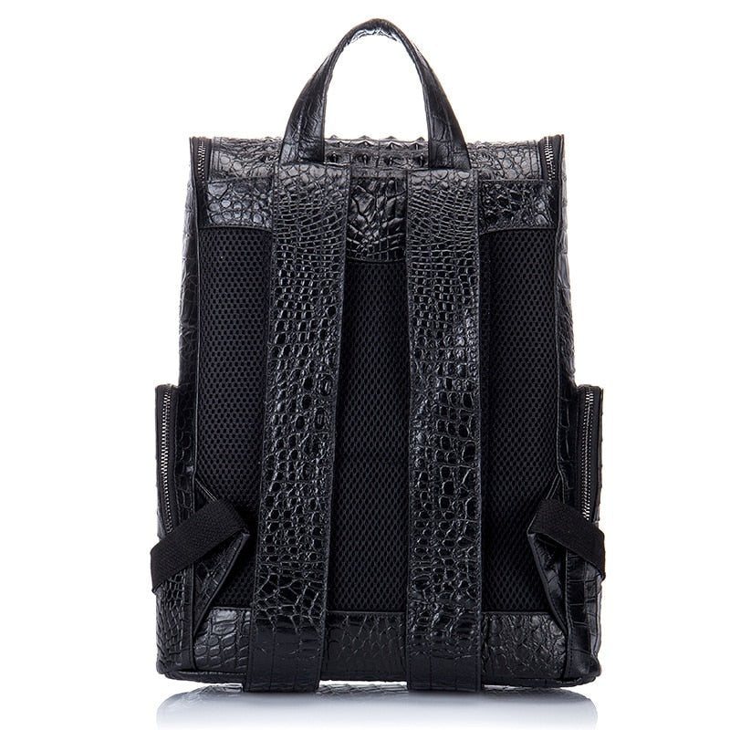 Ανδρικά Σακίδια Πλάτης Exotic Zipper Softback Flap Backpack - Μαύρο 