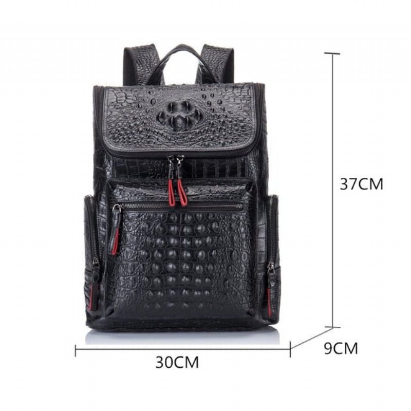 Ανδρικά Σακίδια Πλάτης Exotic Zipper Softback Flap Backpack - Μαύρο 