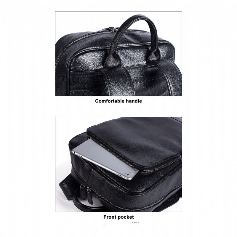 Ανδρικά Σακίδια Πλάτης Πολυτέλεια Exotic Anti-theft Laptop Travel Softback Backpack - Μαύρο 