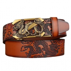 Ανδρικές Ζώνες Exquisite Chinese Dragon Automatic Belt