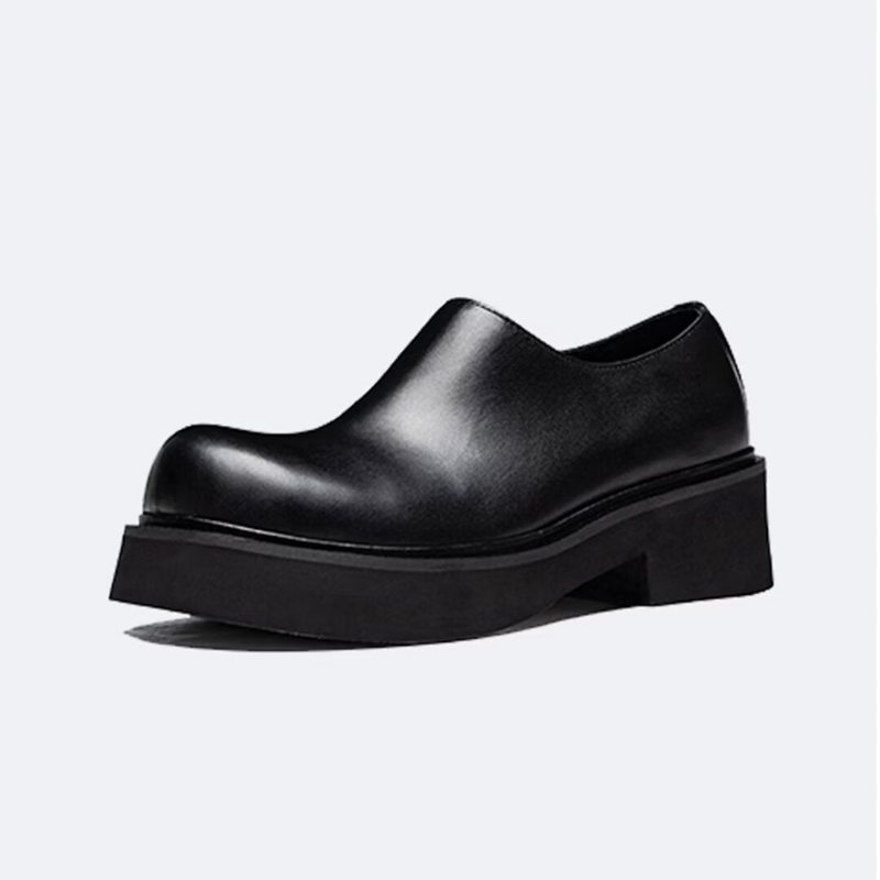 Ανδρικές Μπότες Classic Slip-on Δερμάτινες - Μαύρος