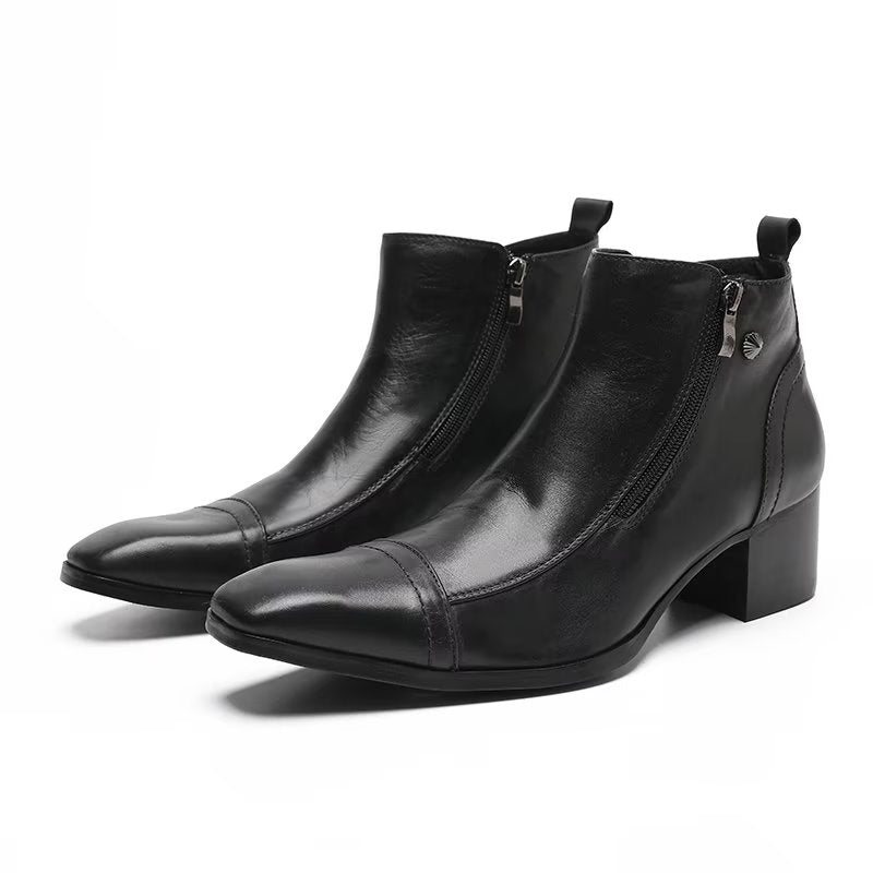 Ανδρικές Μπότες Classy Statement Dress Boots - Μαύρο