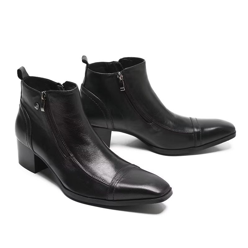 Ανδρικές Μπότες Classy Statement Dress Boots - Μαύρο