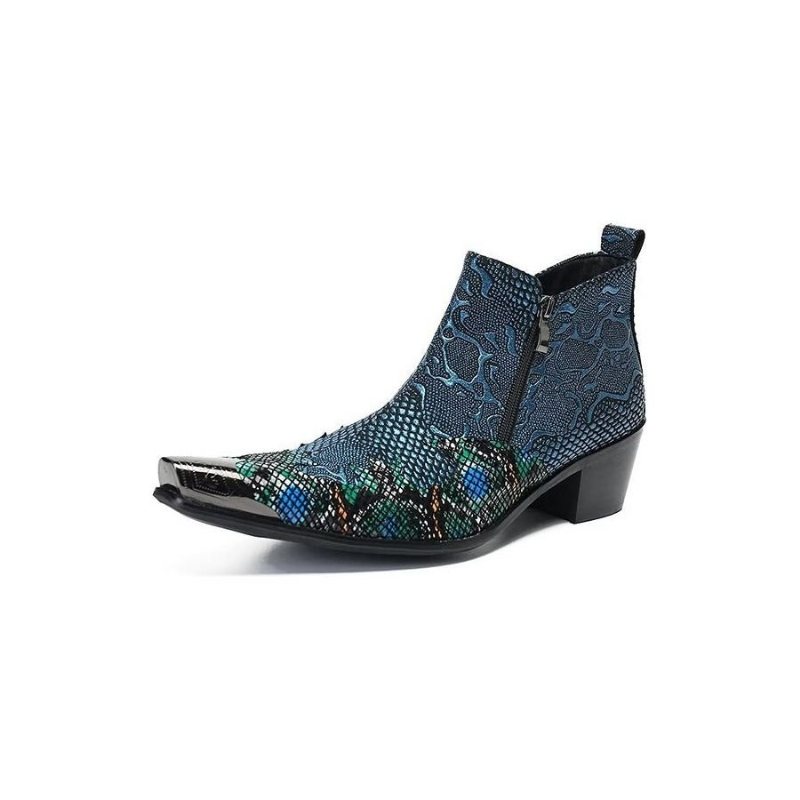 Ανδρικές Μπότες Exotic Charm Γνήσιο Δέρμα Flashy Dress Boots