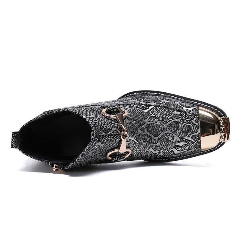 Ανδρικές Μπότες Serpenté Dress Loafers - Ασημί