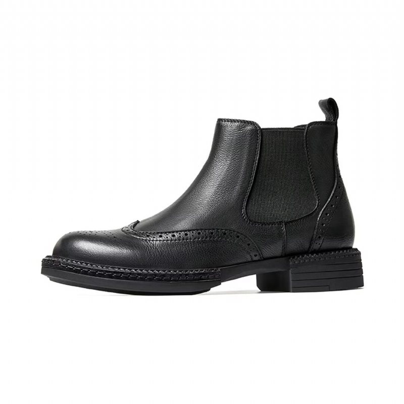 Ανδρικές Μπότες Slip-on Boots - Μαύρο