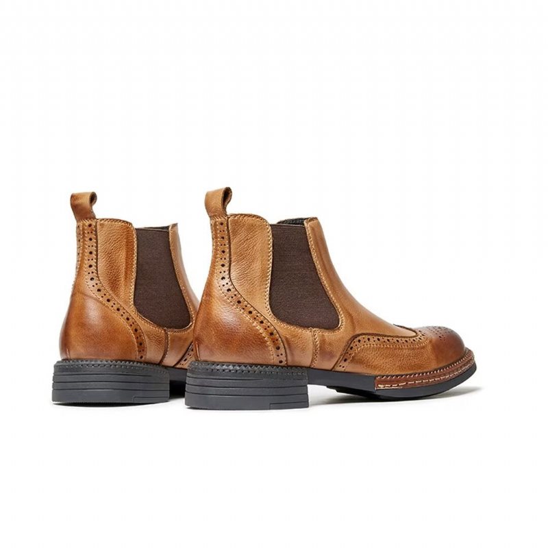 Ανδρικές Μπότες Slip-on Boots - Μαύρο