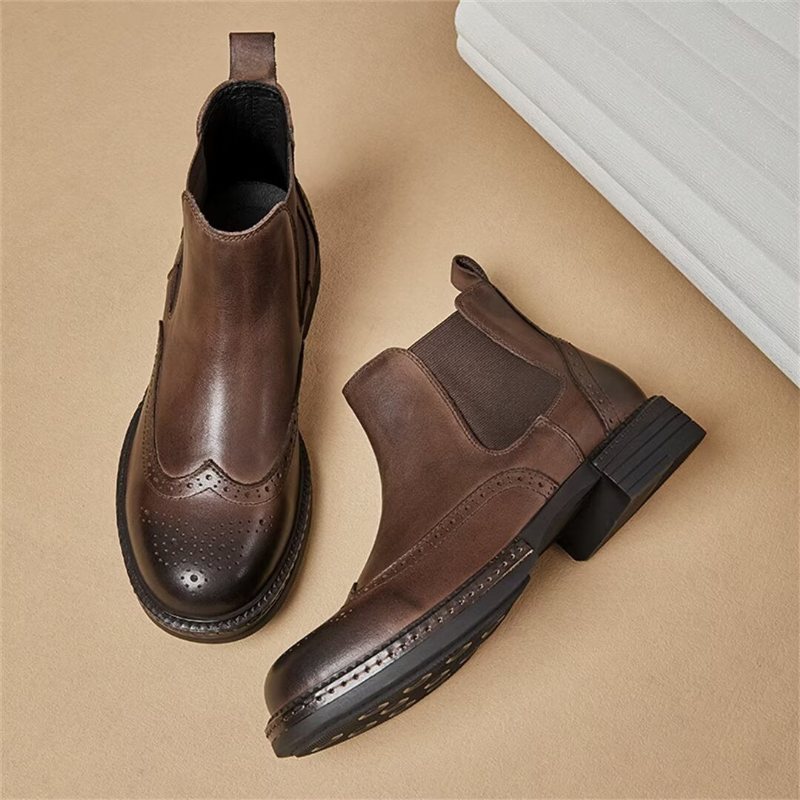 Ανδρικές Μπότες Slip-on Boots - Μαύρο