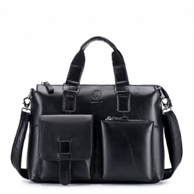 Ανδρικές Τσάντες Ώμου Distinguished Square Leather Holdall