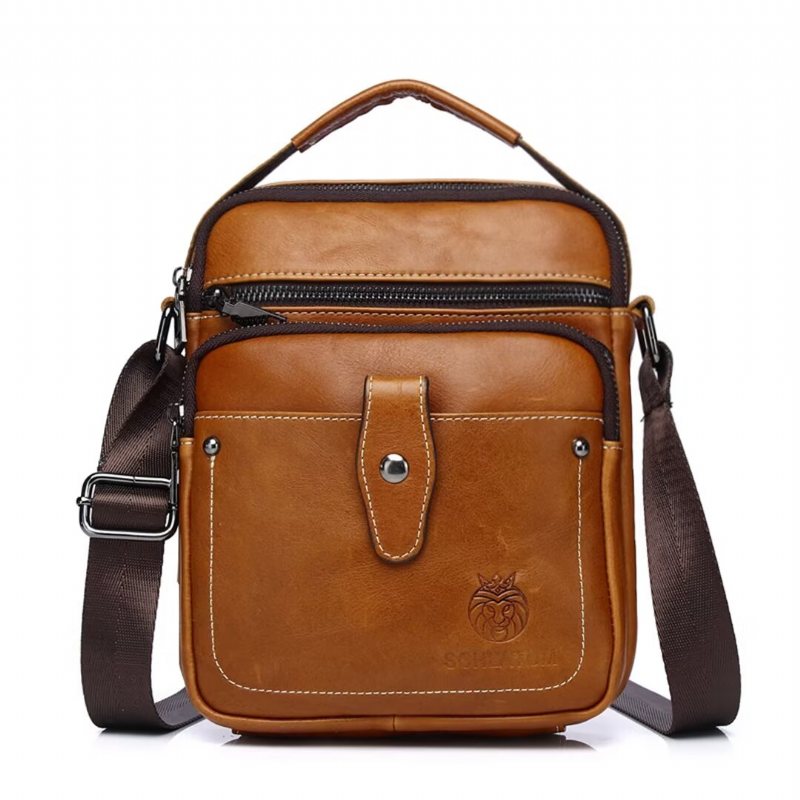 Ανδρικές Τσάντες Ώμου Majestic Journey Leather Holdall - Μαύρο