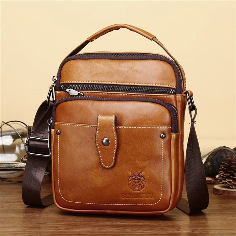 Ανδρικές Τσάντες Ώμου Majestic Journey Leather Holdall - Μαύρο