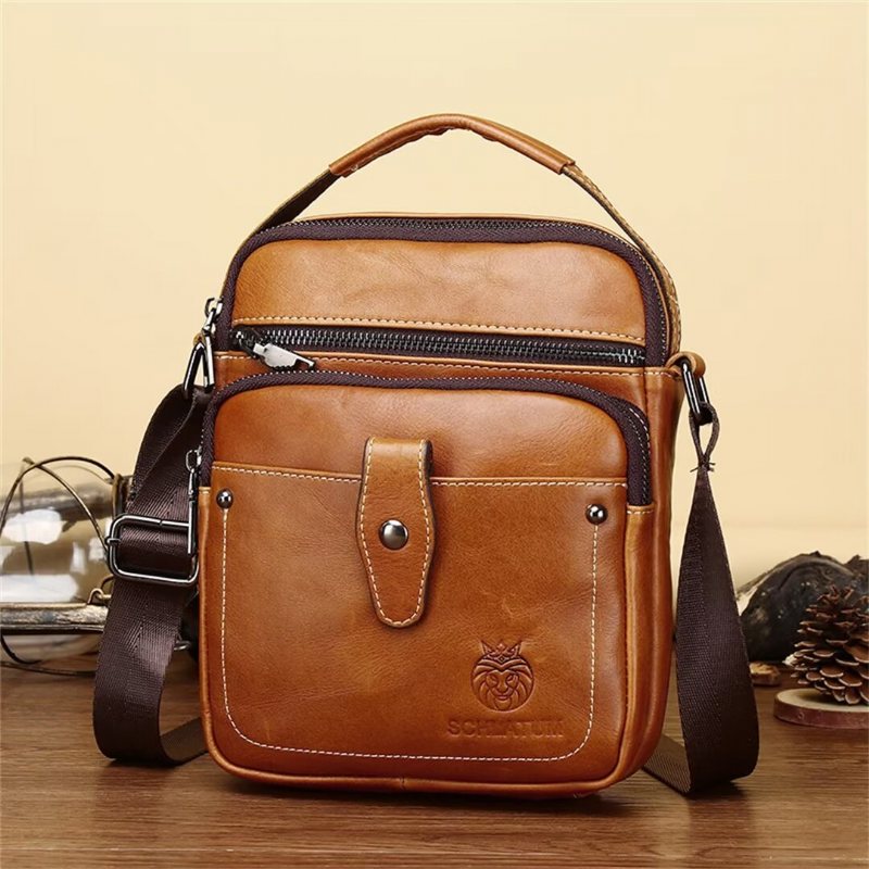 Ανδρικές Τσάντες Ώμου Majestic Journey Leather Holdall - Μαύρο